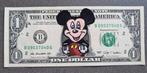 DISNEY verzamelitem,1 dollar biljet,uncirculated,HANDPAINTED, Ophalen of Verzenden, Noord-Amerika