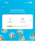 AH Bioscoopactie (4 volle spaarkaarten), Tickets en Kaartjes, Drie personen of meer, Kortingsbon