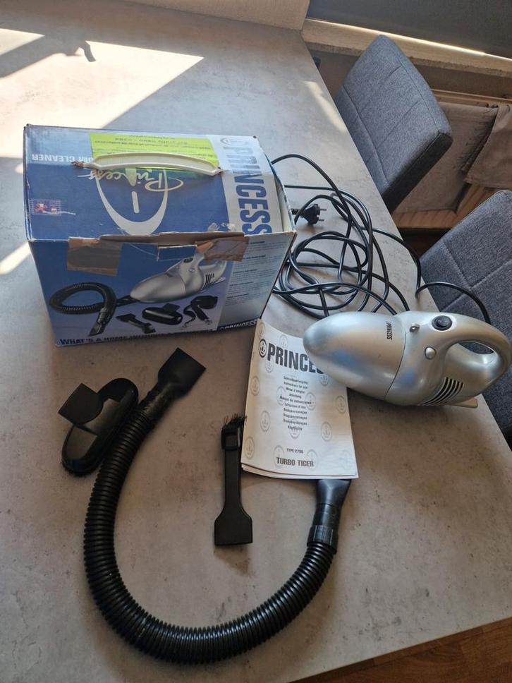 Princess Turbotiger stofzuiger, Witgoed en Apparatuur, Stofzuigers, Gebruikt, Kruimeldief, Reservoir, Ophalen