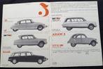 Citroën "Vijf silhouetten" brochure 1965, Ophalen of Verzenden, Zo goed als nieuw, Citroën