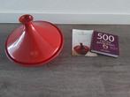 Tajine met kookboek loop aan deczijkant wel een scheur, Ophalen of Verzenden