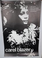 Originele poster Carel Blazer Stedelijk Museum Opland, Ophalen of Verzenden, A1 t/m A3, Reclame, Rechthoekig Staand