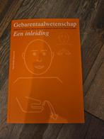 Gebarentaalwetenschap, Ophalen of Verzenden, Zo goed als nieuw