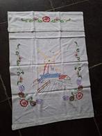 3 geborduurde doeken voor emaille handdoekrekje jaren 60/70, Ophalen of Verzenden