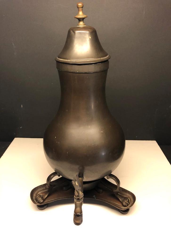 67) Antieke roodkoperen kraantjeskan, Antiek en Kunst, Antiek | Koper en Brons, Koper, Ophalen of Verzenden