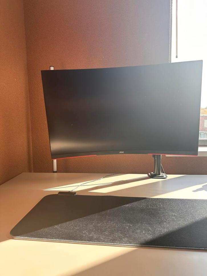 AOC curved gaming monitor 32 inch, Computers en Software, Monitoren, Zo goed als nieuw, 151 t/m 200 Hz, DisplayPort, HDMI, Gaming