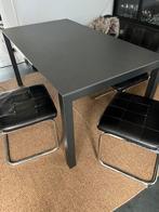 Eettafel Design 90x160 Bert Plantagie, Huis en Inrichting, Zo goed als nieuw, Vijf personen of meer, 150 tot 200 cm, Metaal