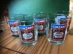Set van 5 Cinzano Glazen Bianco Tumblers 22cl Jaren ’70., Glas of Glazen, Gebruikt, Ophalen of Verzenden, Glas