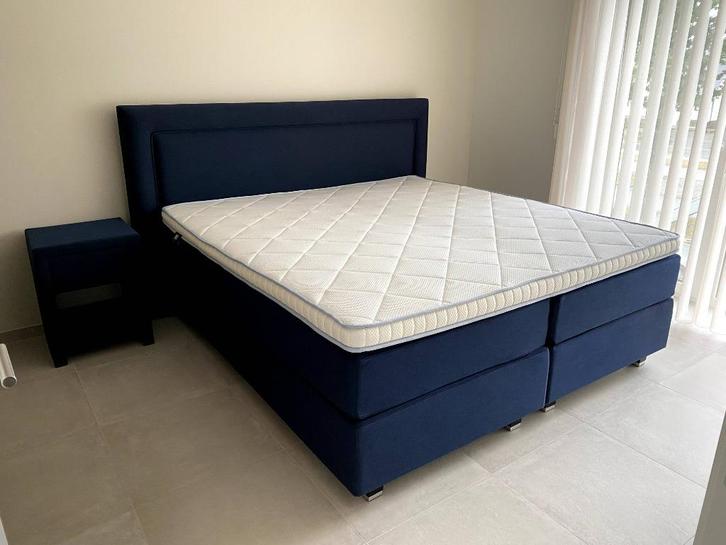 Swiss Sense boxspring met NIEUWE topper, donsdeken, Huis en Inrichting, Slaapkamer | Boxsprings, Zo goed als nieuw, Overige maten