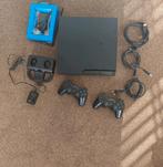 Playstation 3 met 2 controllers, headset en games, Spelcomputers en Games, Spelcomputers | Sony PlayStation 3, Met 2 controllers