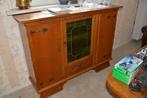 massief houten dressoir kast uit de jaren 50, Ophalen, Met deur(en), 100 tot 150 cm, Jaren 50 kastje