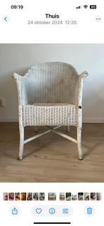 Vintage Lloyd Loom, Huis en Inrichting, Stoelen, Ophalen, Gebruikt, Wit, Eén