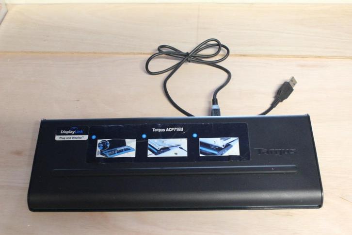 Targus universeel docking station ACP71EU voor windows lapto, Computers en Software, Dockingstations, Zo goed als nieuw, Docking station
