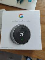 Google Nest thermostat, Doe-het-zelf en Verbouw, Thermostaten, Ophalen of Verzenden, Slimme thermostaat, Nieuw