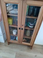 Ikea Leksvik Vitrinekastje Grenenhout, Ophalen, Met deur(en), 50 tot 100 cm, 25 tot 50 cm