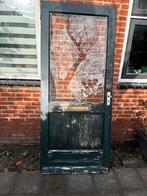 Deur met glas, Ophalen of Verzenden, Glas, Buitendeur, 200 tot 215 cm