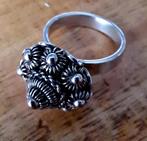 Zilveren Ring met Zeeuwse Knop - 835 Zilver, Sieraden, Tassen en Uiterlijk, Ringen, Gebruikt, Ophalen of Verzenden, Kleiner dan 17