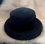 Elegant zwart rieten hoedje, Kleding | Dames, Hoeden en Petten, Ophalen of Verzenden, Nieuw, 56 of 57 cm (M, 7 of 7⅛ inch)