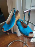 Wolky Hoge Hakken EU38 Blauw, Wolky, Blauw, Ophalen of Verzenden, Schoenen met hoge hakken