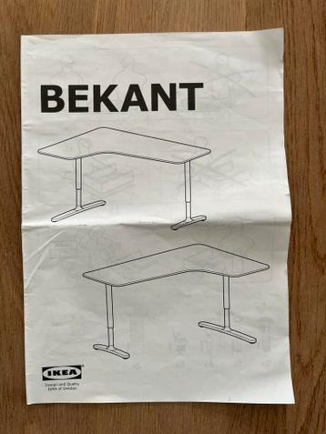 Hoekbureau Ikea Bekant wit 160x110 - afbeelding 7