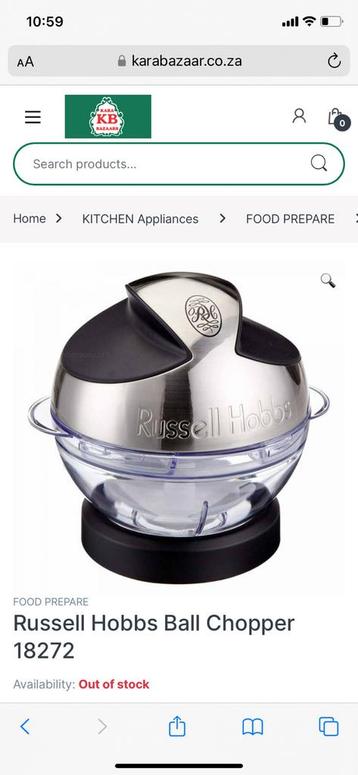 Russel hobbs keuken machine €20,- beschikbaar voor biedingen