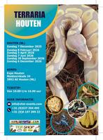 Terraria&Exoknaag Houten 07-12-2025 Nederlands grootste, Dieren en Toebehoren, Reptielen en Amfibieën, Amfibie, 0 tot 2 jaar