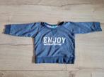 HEMA blauwe gemêleerde trui maat 74 ~ MP3028, Kinderen en Baby's, Babykleding | Maat 74, Gebruikt, Truitje of Vestje, Ophalen of Verzenden