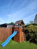 jungle gym speelhuis met glijbaan, balkon, Ophalen, Gebruikt, Glijbaan