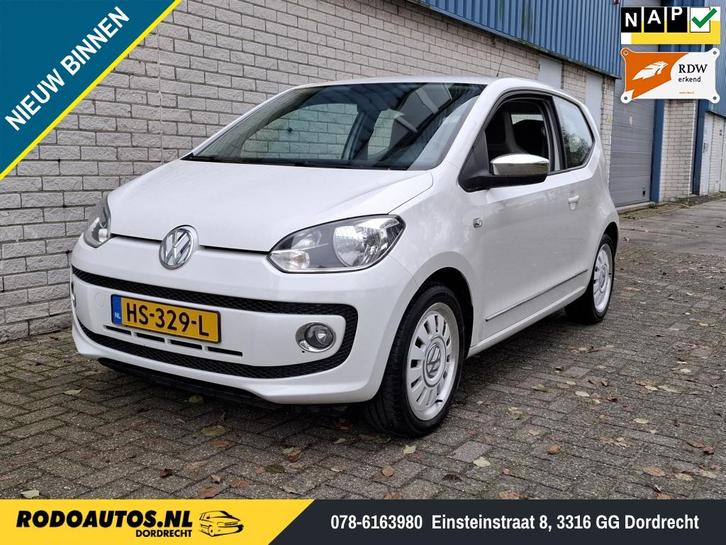 Volkswagen Up! 1.0 high up! Airco Volledig Onderhouden, Auto's, Volkswagen, Bedrijf, up!, ABS, Airbags, Airconditioning, Elektrische buitenspiegels
