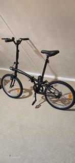 FOLDING BIKE OXYLANE 100 BLACK, Fietsen en Brommers, Fietsen | Racefietsen, Ophalen, Zo goed als nieuw, Minder dan 10 versnellingen