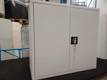 Archiefkast grijs 80x80x40 cm beschikbaar voor biedingen