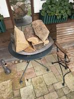 Brandhouthouder, Ophalen of Verzenden, Zo goed als nieuw, Vrijstaande haard, Houthaard