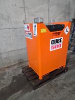 Mobiele dieseltank Cube  500ltr staal 12v, Ophalen of Verzenden, Gebruikt