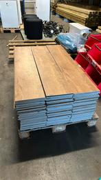63 m2 pvc vloer donker eiken, Ophalen of Verzenden, Zo goed als nieuw, 50 tot 150 cm, 10 tot 30 cm
