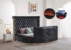 PRACHTIGE RONDE BEDDEN MET SFEERHAARD EN TV LIFT !! 995,-, Overige materialen, Verzenden, Overige maten, Nieuw