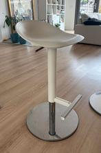 Moderne witte barkruk Ikea Janinge, Ophalen, In hoogte verstelbaar, 60 tot 90 cm, Zo goed als nieuw