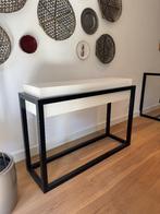 Sidetable met lade, Huis en Inrichting, Tafels | Sidetables, Ophalen, Gebruikt, 100 tot 150 cm, 25 tot 50 cm