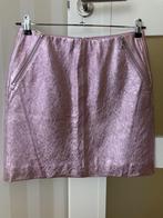 z.g.a.n. Karl Lagerfeld Kaia roze metallic leren rok, mt 38, Maat 38/40 (M), Karl Lagerfeld, Verzenden, Zo goed als nieuw