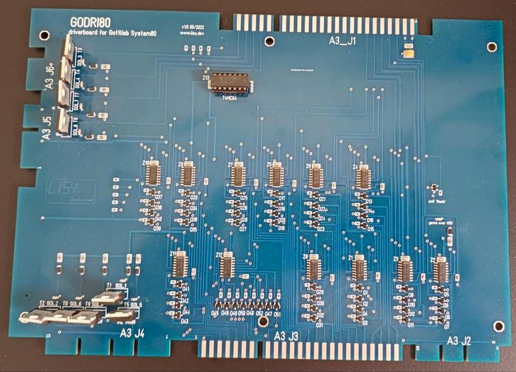Gottlieb System 80 Driverboard - Flipperkast Onderdeel, Verzamelen, Automaten | Flipperkasten, Gebruikt, Flipperkast, Ophalen of Verzenden