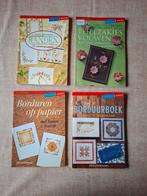 Erica's borduurboek, borduren op papier,  randen borduren,, Ophalen of Verzenden, Zo goed als nieuw, Overige thema's, Overige typen
