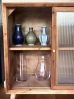 Wooden cabinet with sliding door, Huis en Inrichting, Kasten | Dressoirs, Ophalen, Met deur(en), 50 tot 100 cm, Zo goed als nieuw
