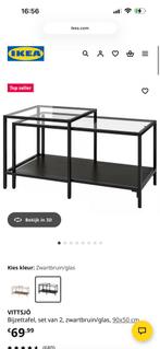 Salontafel VITTSJÖ IKEA, Huis en Inrichting, Tafels | Sidetables, Ophalen, 100 tot 150 cm, Zo goed als nieuw, 25 tot 50 cm