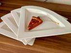 Villeroy&Boch new wave piza /driehoek porselein  4st borden, Verzenden, Nieuw, Bord(en), Overige stijlen