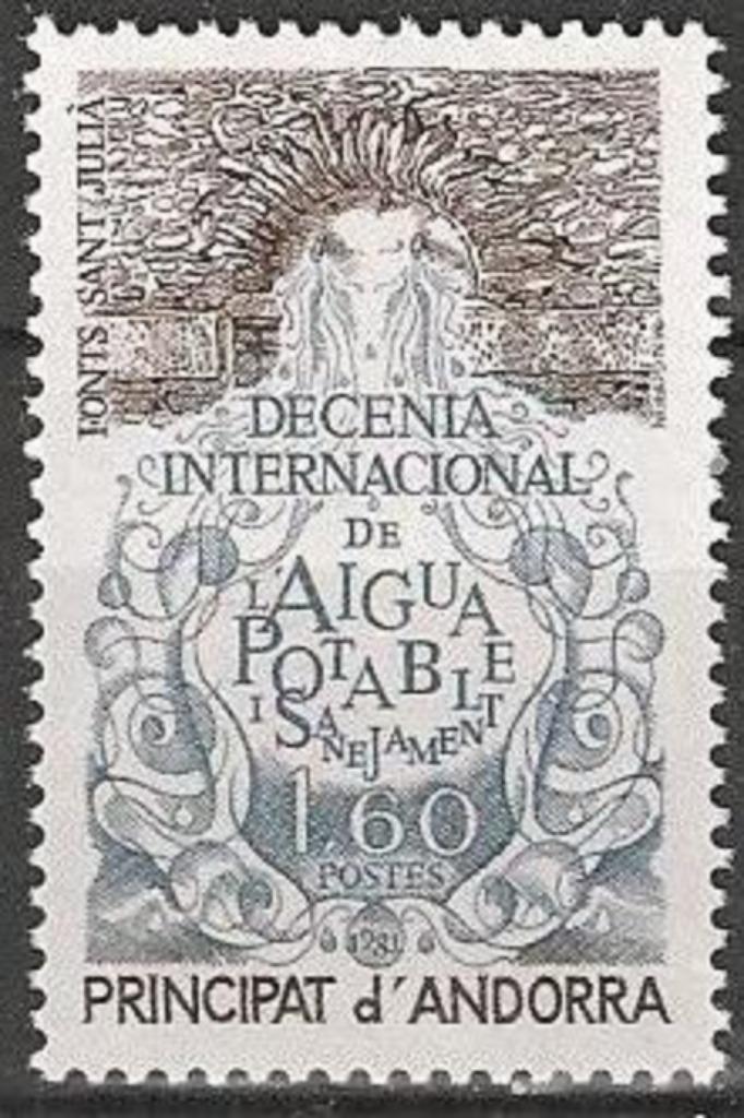 Spaans Andorra No.319 XXX. ADV. no.81 S., Postzegels en Munten, Postzegels | Europa | Overig, Postfris, Overige landen, Verzenden