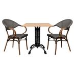 Terrastafels sets, Horeca terrasmeubilair terrasstoelen  135, Ophalen of Verzenden, Nieuw, 100 tot 150 cm, Minder dan 100 cm