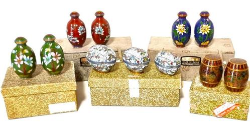 Cloisonné collectie (vazen en deksel potjes), Antiek en Kunst, Antiek | Woonaccessoires, Ophalen of Verzenden