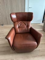 Relax Stoel / Fauteuil echt leer, Huis en Inrichting, Fauteuils, Ophalen of Verzenden, Zo goed als nieuw, 50 tot 75 cm, Leer