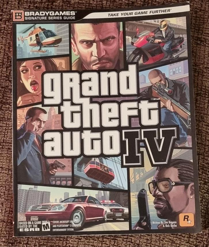 Grand Theft.auto IV uitlegboek Engelstalig, Spelcomputers en Games, Games | Sony PlayStation 3, Zo goed als nieuw, Avontuur en Actie