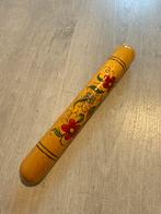 Vintage houten haaknaalden koker 21 cm, Hobby en Vrije tijd, Naaien en Fournituren, Ophalen of Verzenden, Zo goed als nieuw, Overige typen