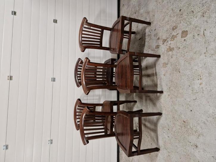 Oud Indonesische stoelen, Antiek en Kunst, Antiek | Meubels | Stoelen en Banken, Ophalen